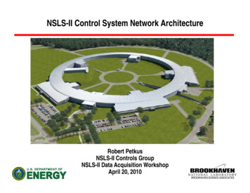 NSLS-II Control System Network Architecture