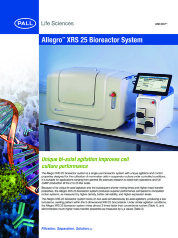 Allegro XRS 25 Bioreactor System,Allegro XRS 25 .