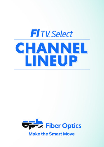 CHANNEL LINEUP - EPB
