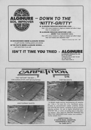 ALGINURE - DOWN TO THE SOIL IMPROVER TY-GRITTY'