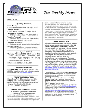 EAS Weekly Newsletter: January 30, 2012