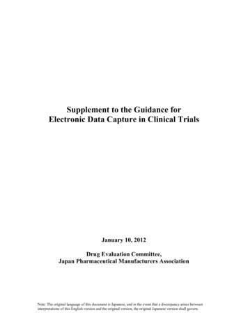 Supplement To The Guidance For Electronic Data Capture In .