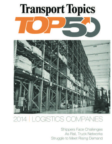2014 Top 50 Logistics Companies H - Ttnews 