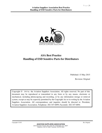 2015-5-15 ASA Best Practice ESD