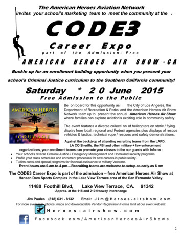 The American Heroes Aviation Network CODE3