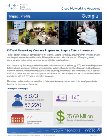 ICT And Networking Courses Prepare And Inspire Future .