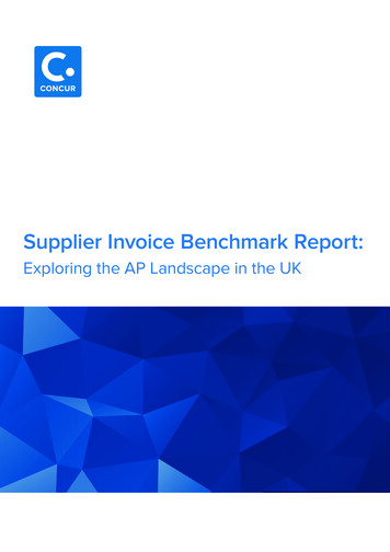 Supplier Invoice Benchmark Report - Cimaglobal