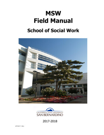 MSW Field Manual