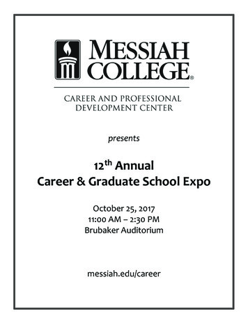 Career Graduate School Expo - Messiah