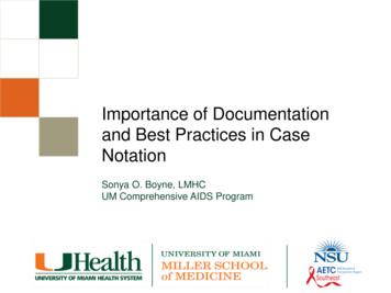 Importance Of Documentation And Best Practices In Case .