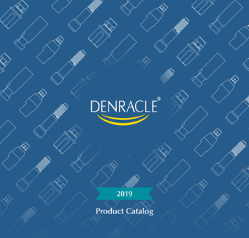Product Catalog - Denracle
