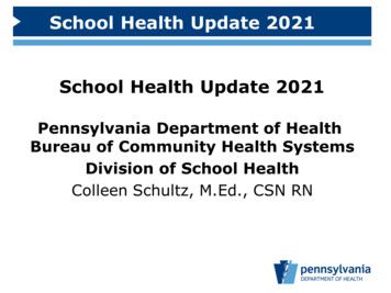 School Health Update 2021