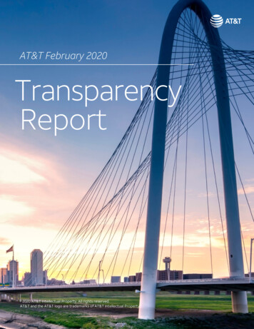 AT&T February 2020 Transparency Report