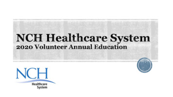 NCH Healthcare System 2020 Volunteer Annual Education