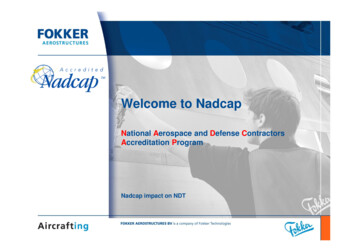 Welcome To Nadcap 8-11-2012 Final - NDT