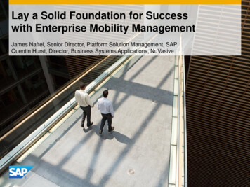 Lay A Solid Foundation For Success With Enterprise .