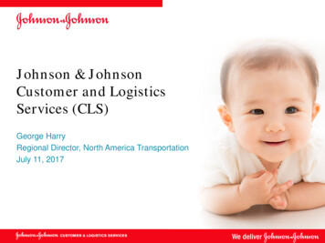 Johnson & Johnson Customer And Logistics Services (CLS)