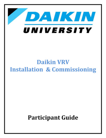 Daikin VRV Installation & Commissioning