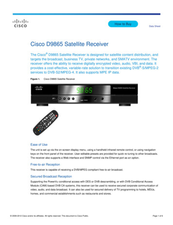 Cisco D9865 Satellite Receiver - 7016667