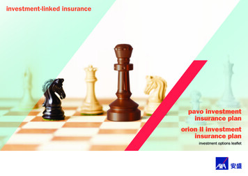 Pavo Investment Insurance Plan Orion II Investment .