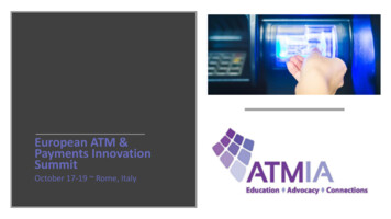 European ATM & Payments Innovation Summit