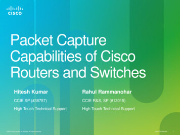Packet Capture Capability - Cisco