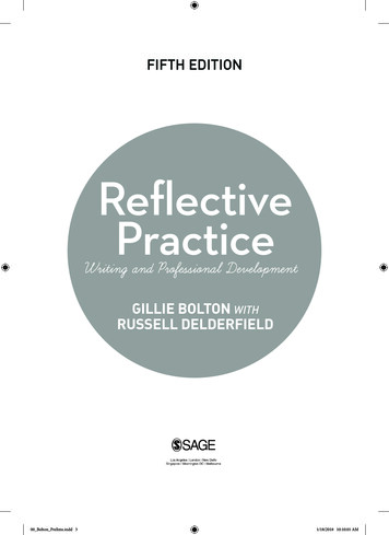 Reflective Practice - SAGE Publications Inc