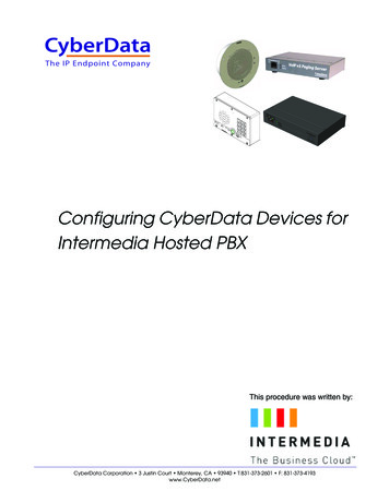 931097B Configuring CyberData Devices For Intermedia .