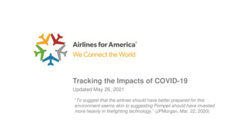 Tracking The Impacts Of COVID-19