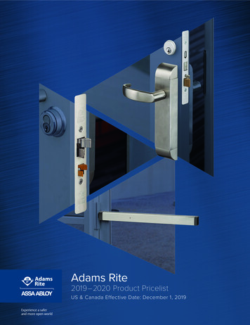 Adams Rite - Commercial Doors And Frames