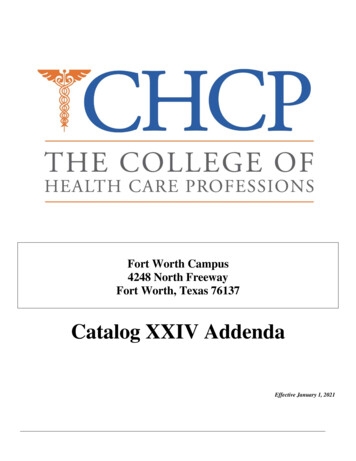 Catalog XXIV Addenda - CHCP