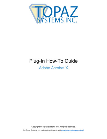 Plug-In How-To Guide - Electronic Signature Pads And 