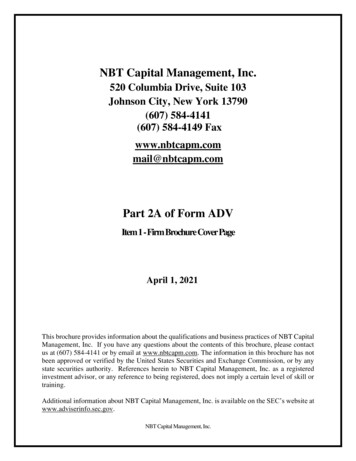 NBT Capital Management, Inc.