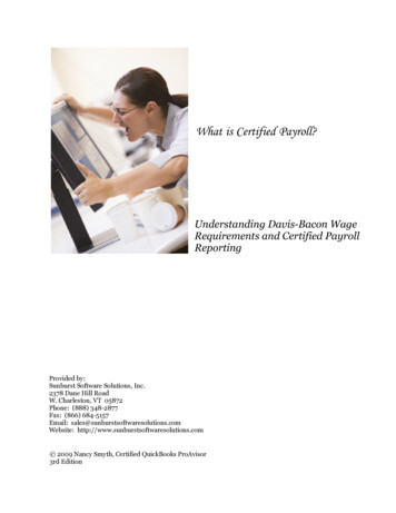 What Is Certified Payroll? - Sunburst Software Solutions