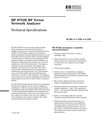 HP 8753E RF Vector Network Analyzer