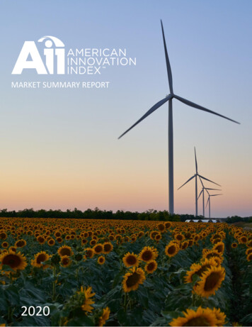 MARKET SUMMARY REPORT - American Innovation Index
