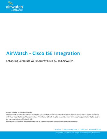AirWatch - Cisco ISE Integration