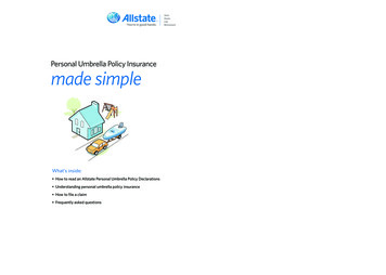 Personal Umbrella Policy Insurance Made Simple - Allstate