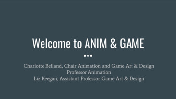 Animation And Game Art - CCAD