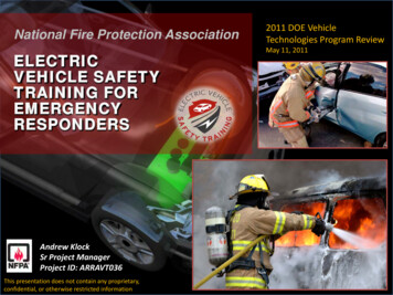 Electric Vehicle Safety Training For Emergency Responders