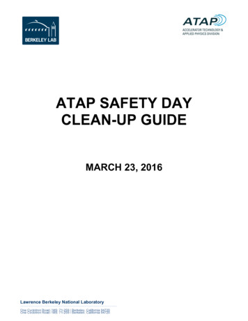 Clean-up Guide 032316 - Lawrence Berkeley National Laboratory