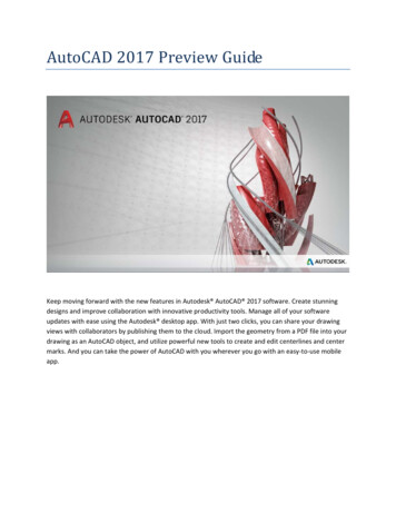 AutoCAD 2017 Preview Guide Final EN - CAD Studio