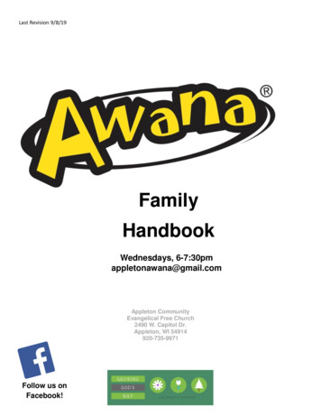 Awana Family Handbook