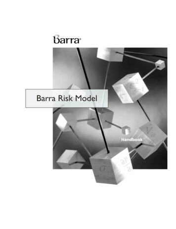 Barra Risk Model Handbook - RoyCheng