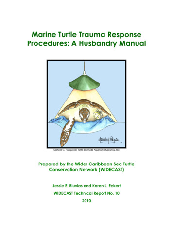 Marine Turtle Trauma Response Procedures: A Field Guide