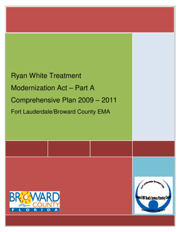 Ryan White Treatment Modernization Act – Part A .