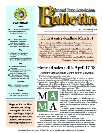Newspaper Contest Hone Ad Sales Skills April 17-18