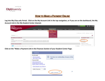 How To Make A Payment - City University Of Seattle