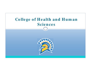 College Of Health And Human Sciences