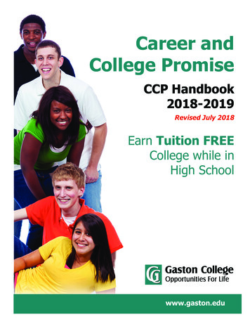 Career And College Promise - Gaston College